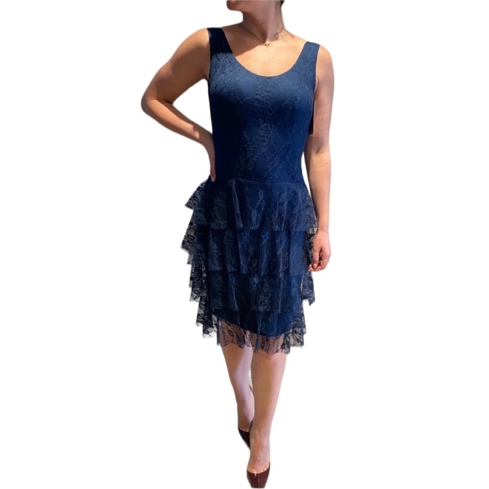 Jovani Cocktail Dress Navy